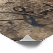 Paardenliefhebber Cowgirl Art Poster (Hoek)