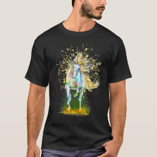 Paardenliefhebber Cowgirl Rodeo Paardrijden Equest T-shirt