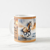 Paardenliefhebber Custom Photo Coffee Mok (Voorkant links)