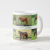 Paardenliefhebber eigen maat jumbo mok (Voorkant rechts)