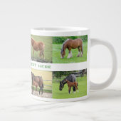 Paardenliefhebber eigen maat jumbo mok (Rechts)