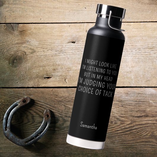 Paardenliefhebber Equestrian Gift Grappige aangepa Waterfles