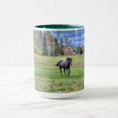 Paardenliefhebber Foto van een BC Ranch Mok (Midden)