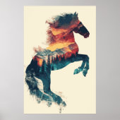 Paardenliefhebber Fotografisch Kunst Poster (Voorkant)