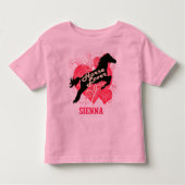 Paardenliefhebber Gepersonaliseerde Sienna Geperso Kinder Shirts (Voorkant)
