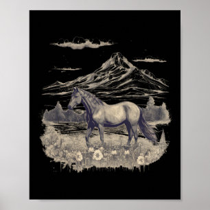 Paardenliefhebber geschenken Vrouwen Tiener Meisje Poster