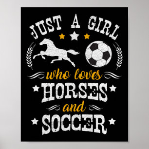 Paardenliefhebber - Gewoon Een Meisje Dat Van Paar Poster