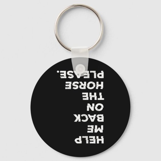 Paardenliefhebber Horseck rijden zette me op mijn  Sleutelhanger (Voorkant)