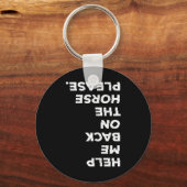 Paardenliefhebber Horseck rijden zette me op mijn  Sleutelhanger (Voorkant)