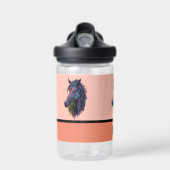 Paardenliefhebber Kleurrijke Graffiti Art Paard Waterfles (Voorkant)