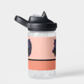 Paardenliefhebber Kleurrijke Graffiti Art Paard Waterfles (Rechts)