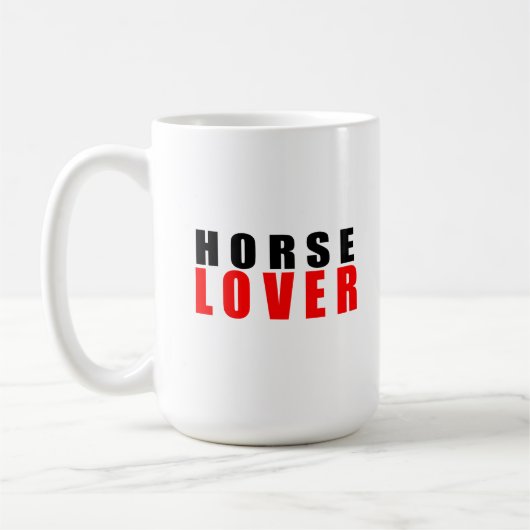 Paardenliefhebber Koffiemok (Links)