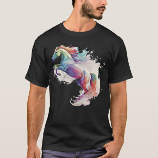 Paardenliefhebber Liefde en macht jongen T-shirt
