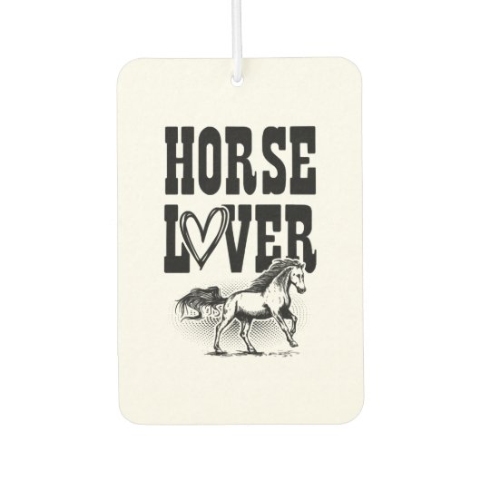 Paardenliefhebber Luchtverfrisser (Voorkant)