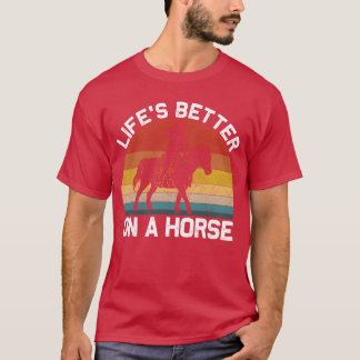 Paardenliefhebber Meisje vriend T-shirt