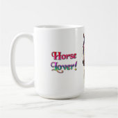 Paardenliefhebber Paardenmoeder Equestrian Mok (Links)