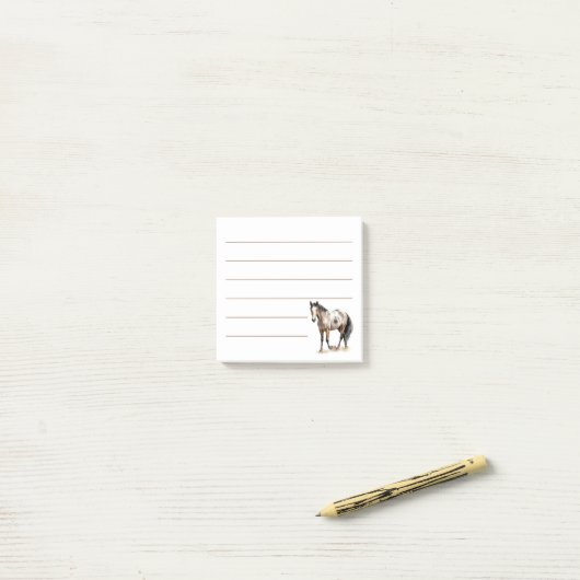 Paardenliefhebber Paardensport & Paardrijden Cowgi Post-it® Notes (Op bureau)