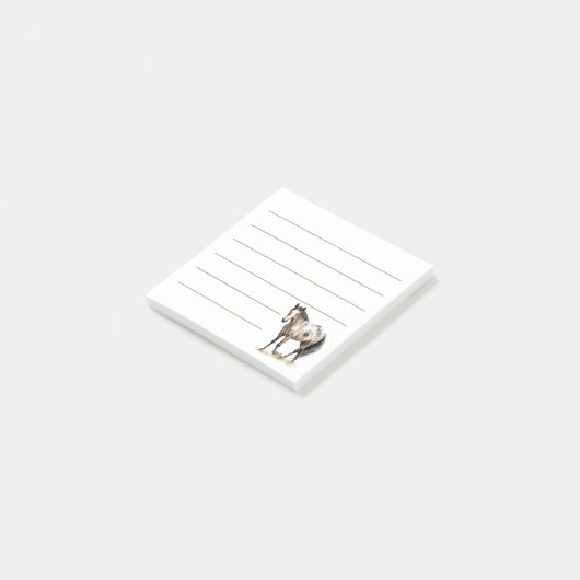 Paardenliefhebber Paardensport & Paardrijden Cowgi Post-it® Notes (Schuin)