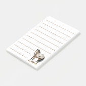 Paardenliefhebber Paardensport & Paardrijden Cowgi Post-it® Notes (Schuin)