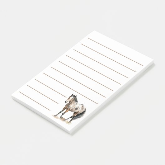 Paardenliefhebber Paardensport & Paardrijden Cowgi Post-it® Notes (Schuin)