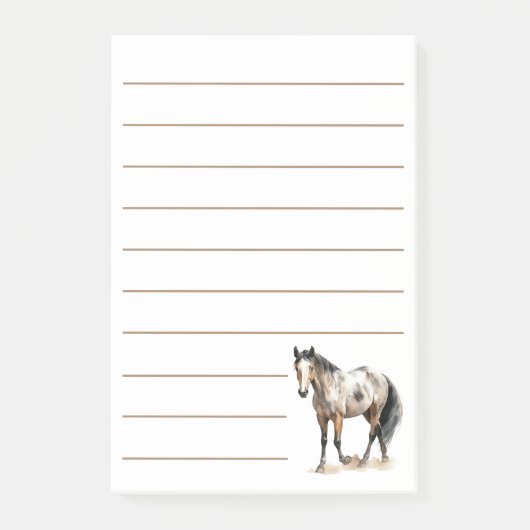 Paardenliefhebber Paardensport & Paardrijden Cowgi Post-it® Notes (Voorkant)