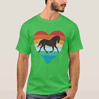 Paardenliefhebber Paardrijden Ruiter Cowpuncher vr T-shirt