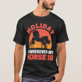 Paardenliefhebber Rijinstructeur jongen T-shirt (Voorkant)