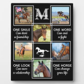 Paardenliefhebber Ruiterlijk Gepersonaliseerd Foto Fotoplaat (Voorkant)