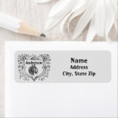 Paardenliefhebber  Shield Antiek Sketch Rider Etiket (Insitu)