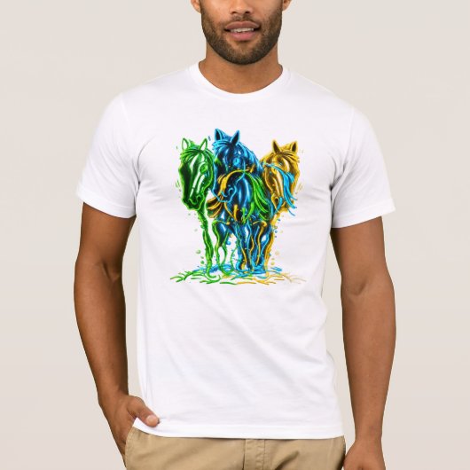 Paardenliefhebber T-shirt (Voorkant)