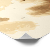 Paardenliefhebber Waterverf Art Poster (Hoek)