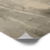 Paardenliefhebber Waterverf Art Poster (Hoek)