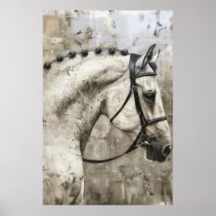 Paardenliefhebber Waterverf Art Poster