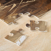 Paardenliefhebber Waterverf Kunst voor Verjaardag Legpuzzel (Zijkant)