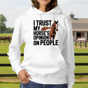Paardenliefhebber Western Cowgirl Paardrijden Boer Hoodie