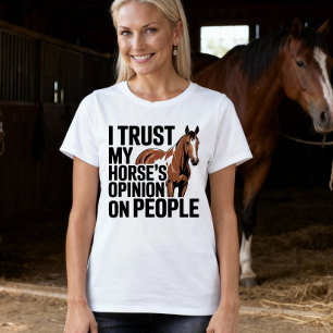 Paardenliefhebber Western Cowgirl Paardrijden Boer T-shirt