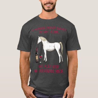 Paardenliefhebber Wijnliefhebber jongen T-shirt