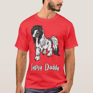 Paardenliefhebber zigeuner papa t-shirt
