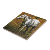 Paardenliefhebberij van paardachtigen tegeltje (Zijkant)