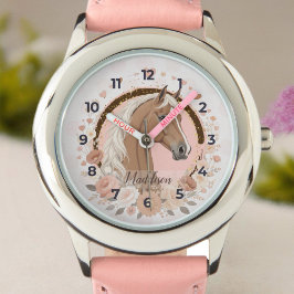 Paardenliefhebbers Haflinger  Horloge