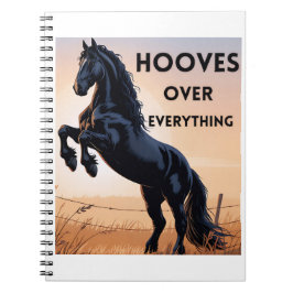 Paardenliefhebbers Notitieboek  - Hoeven Boven All