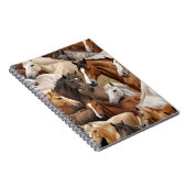 Paardenliefhebbers notitieboek met realistische he (Rechterzijde)