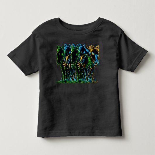 Paardenliefhebbers ontwerpen kinder shirts (Voorkant)