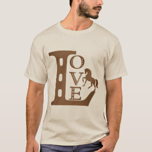Paardenliefhebber's passie: rijden, galop en vrijh t-shirt