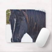 Paardenliefhebber's prachtige paardendierenontwerp muismat (Met muis)