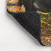 Paardenliefhebber's prachtige paardendierenontwerp muismat (Hoek)