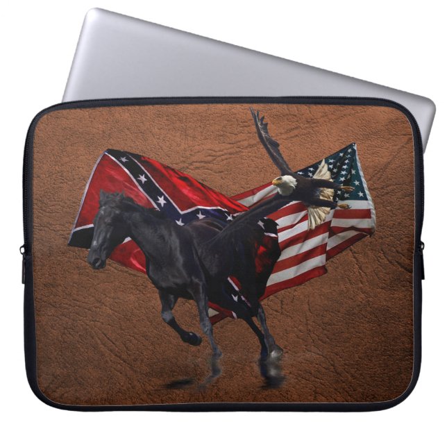 Paardenliefhebbers van paardenliefhebbers laptop sleeve (Voorkant)