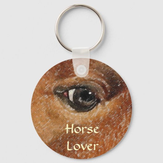 Paardenliefhebbers van paardenliefhebbers sleutelhanger (Voorkant)