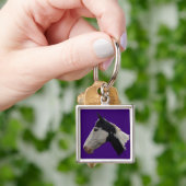 Paardenliefhebbers van paardenliefhebbers sleutelhanger (Hand)
