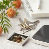 Paardenliefhebbers van paardenliefhebbers sleutelhanger (Zijkant)